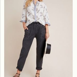Anthropologie Cropped Cargo Pants